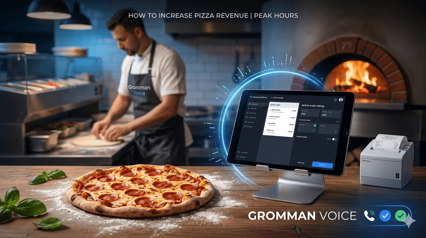 How to Increase Pizza Revenue During Peak Hours with AI Voice Ordering